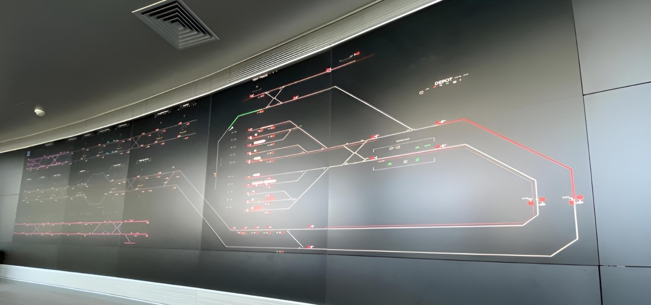 Telmaco contributes to the Thessaloniki Metro with Barco Video Wall